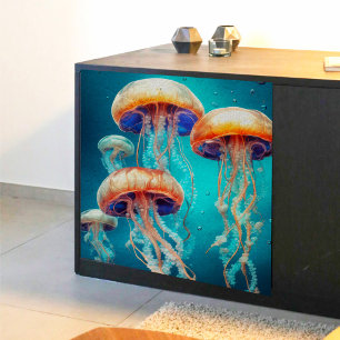 Jellyfish Dekoupage Tissue Paper Seidenpapier