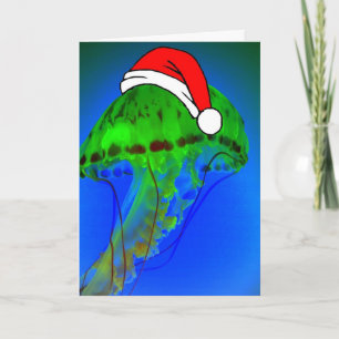 Jellyfish Greeting Card Feiertagskarte