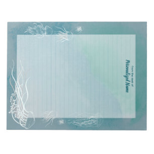 Jellyfish Jive Lined Notizblock