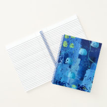 Jellyfish Large SpiralNotebook