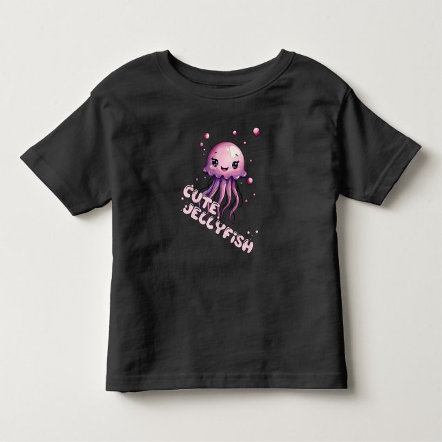 Jellyfish Niedlich Kawaii Kleinkind T-shirt (Vorderseite)