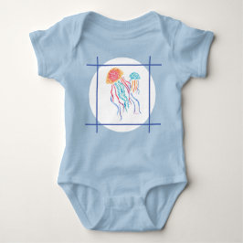 Jellyfish One Piece Baby Bodysuit Baby Strampler
