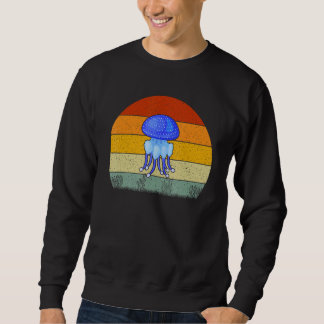 Jellyfish Retro Style Vintage Sweatshirt