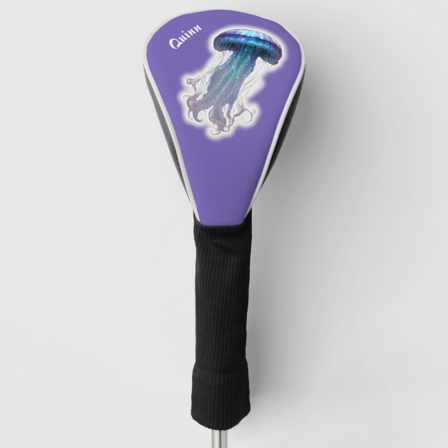 Jellyfish Sparkle Golf Headcover (Vorderseite)