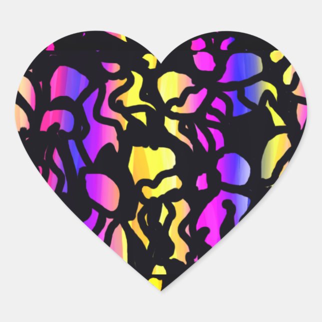 Jellyfish style Case-Mate iPhone Case Luggage Ta Herz-Aufkleber (Vorderseite)