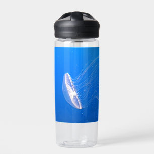 Jellyfish Tentacles Bright Blue Sea Trinkflasche