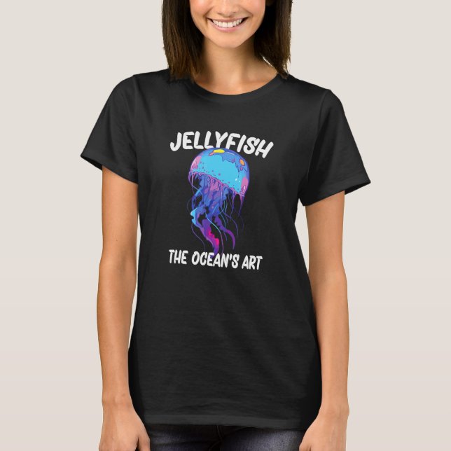 Jellyfish The Oceans Art_1 T-Shirt (Vorderseite)