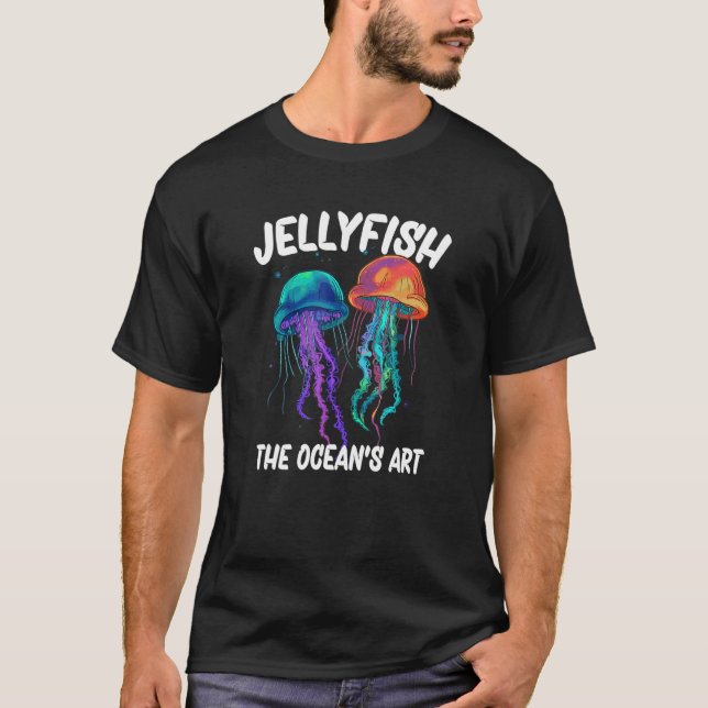 Jellyfish The Ocean's Art_3 T-Shirt (Vorderseite)