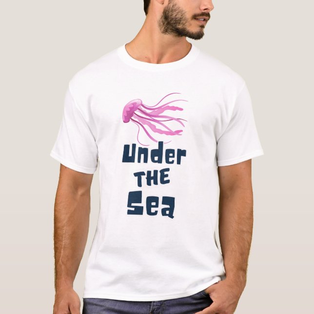 Jellyfish under the sea T-Shirt (Vorderseite)