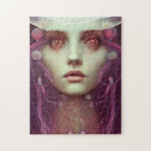 Jellyfish Woman Fantasy Puzzle