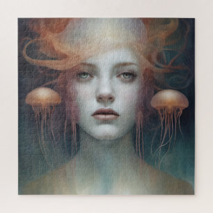 Jellyfish Woman Fantasy Puzzle
