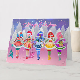 Jem and the Holograms Christmas card Karte