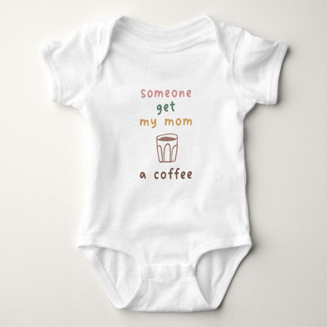 Jemand Baby Strampler (Vorderseite)