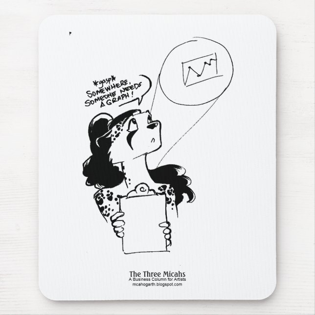 Jemand benötigt ein Diagramm! Mousepad (Vorne)