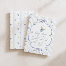 Jemand Berry Süß Blue Baby Shower