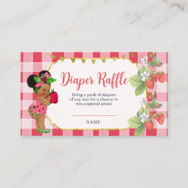 Jemand Berry Sweet Baby Duwer Windel Raffle Begleitkarte