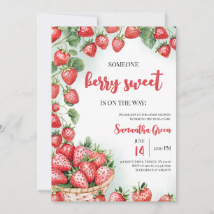 Jemand Berry Sweet Baby Shower Einladung