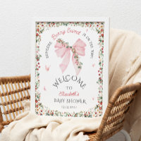 Jemand Berry Sweet Bow Baby Dusche Willkommen