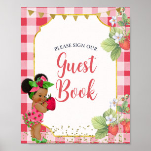 Jemand Berry Sweet Strawberry Baby Gästebuch