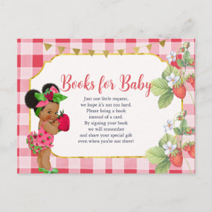 Jemand Berry Sweet Strawberry Books for Baby Postkarte