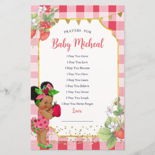 Jemand Berry Sweet Strawberry Gebete für Baby