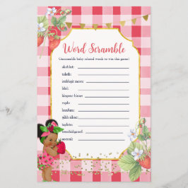 Jemand Berry Sweet Strawberry Word Scramble Game