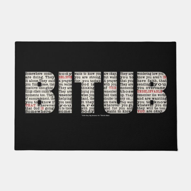 Jemand (BITUB) Fußmatte (Vorderseite)