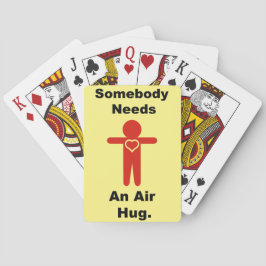 Jemand braucht einen Luftumschlag Spielkarten