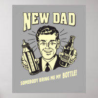 Jemand bringt mir meine Flasche