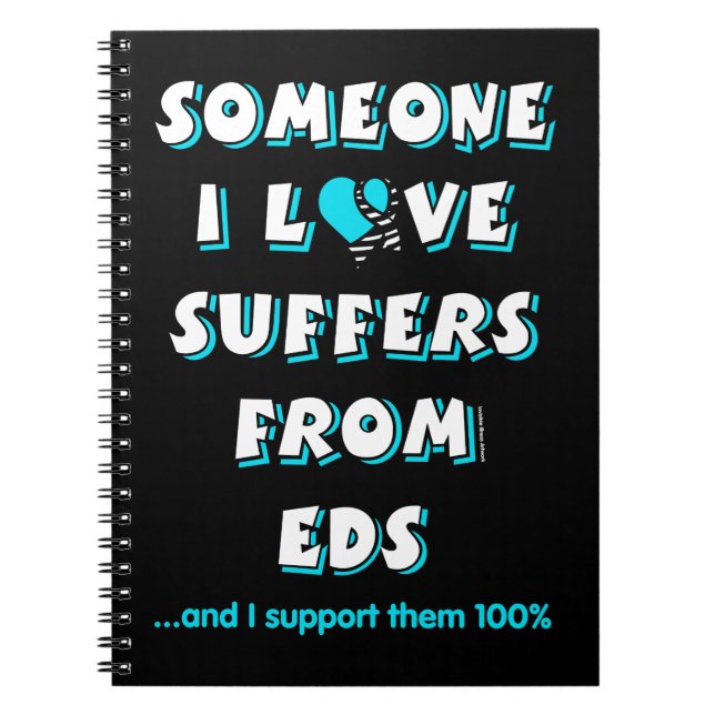 Jemand, den ich Liebe...EDS Notebook Notizblock (Vorderseite)