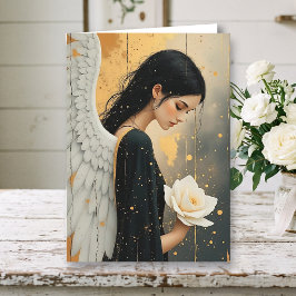 Jemand denkt heute an dich | Gothic Angel Karte