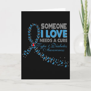 Jemand, der eine Liebe hat, braucht eine T1d Diabe Karte