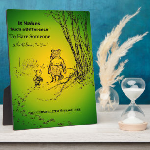 "Jemand, der glaubt" Tabletop Plaque mit Easel Fotoplatte