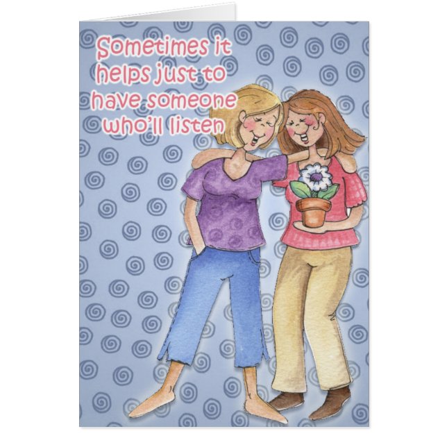 Jemand, der zuhören wird (Vorne)