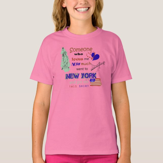Jemand hat mich Got - NY T-Shirt (Vorderseite)