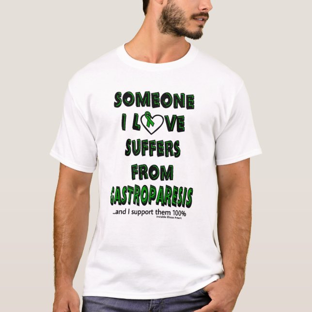 Jemand i-Liebe… Gastroparesis T-Shirt (Vorderseite)