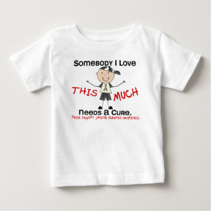 Jemand I Liebe - Jugenddiabetes (Junge) Baby T-shirt