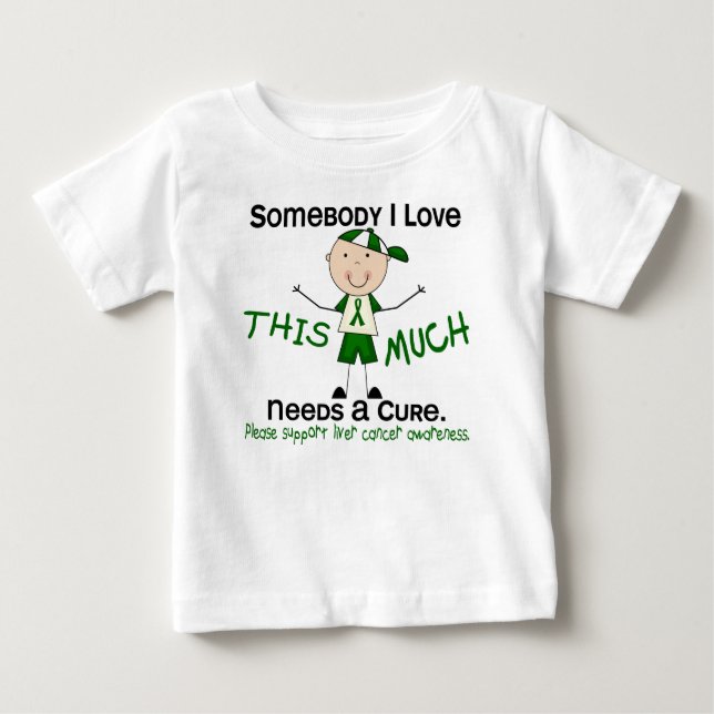 Jemand I Liebe - Leberkrebs (Junge) Baby T-shirt (Vorderseite)