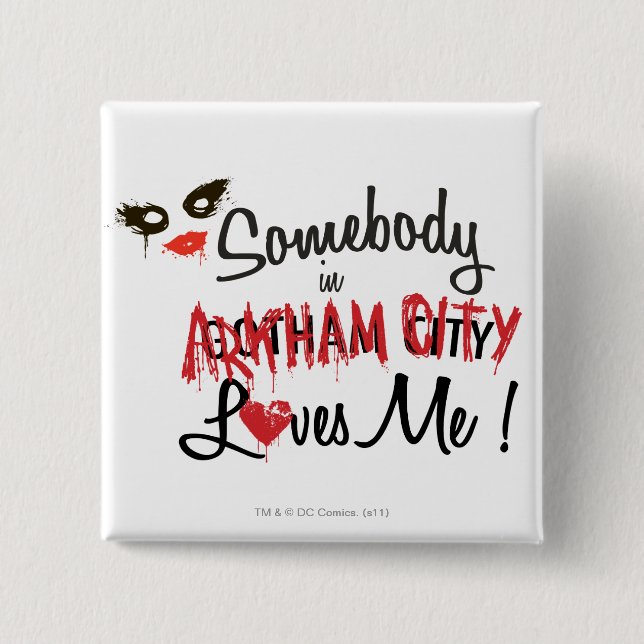 Jemand in AC-Lieben ich Button (Vorderseite)