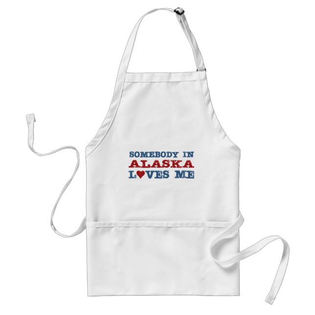 Jemand in Alaska-Lieben ich Schürze (Vorne)