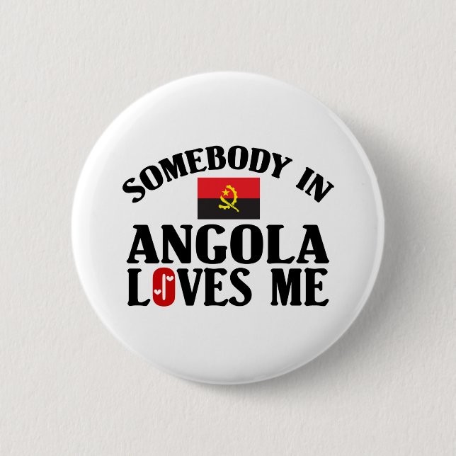 Jemand in Angola Button (Vorderseite)