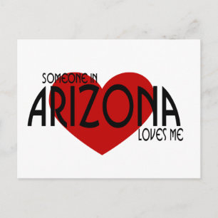 Jemand in Arizona Liebe mich! Postkarte