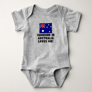 Jemand in Australien-Lieben ich! Baby Strampler