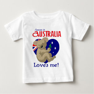 Jemand in Australien-Lieben ich Koala Baby T-shirt