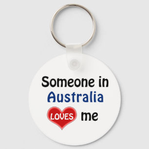Jemand in Australien Lieben mir Schlüsselanhänger