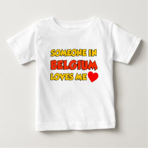 Jemand in Belgien Lieben Baby T-shirt