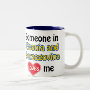 Jemand in Bosnien und Herzegowina Lieben mir Zweifarbige Tasse