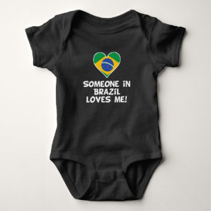 Jemand in Brasilien-Lieben ich Baby Strampler