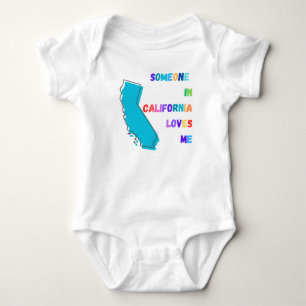 Jemand in California Lieben Me Baby Bodysuit Strampler