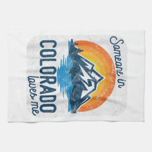 Jemand in Colorado Lieben Geschirrtuch